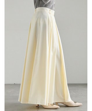 Te chichi ボックスタックフレアスカート オフホワイト