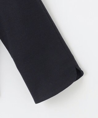 J.PRESS LADIES L ライトツイードストレッチ ブラウス ネイビー系