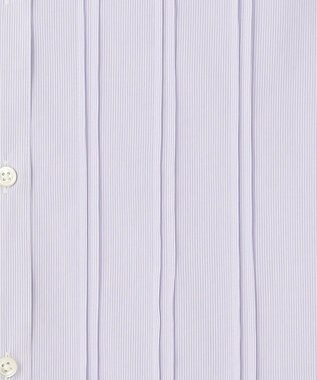 J.PRESS LADIES 【洗える】 BEZ VEGA ピンタック ストライプ ブラウス ふじ色系1