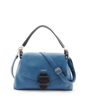 MioFIRANO バックル付きフラップトートバッグ 2WAY　FIRANO フィラノ BLUE