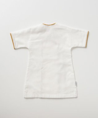 京和晒綿紗 【BABY】ベビーガーゼローブ　3重合わせ マスタードバイアス