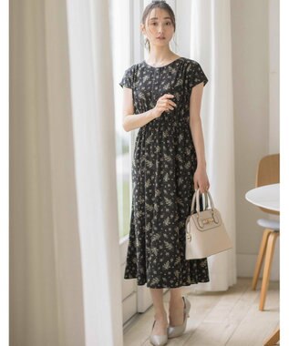 ANY SIS 【WEB・一部店舗限定】サマーミモザ ワンピース ブラック系