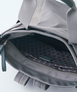 MIYABIYA LAQUOH【撥水加工】ミニマルナイロンリュックサック グレー