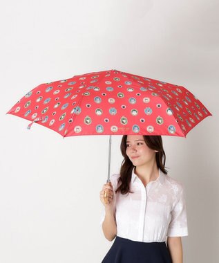 MOONBAT ポール & ジョー (PAUL & JOE ACCESSOIRES) 折りたたみ傘 キャッツ カメオ UV レッド