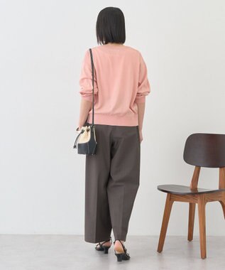 AMERICAN HOLIC 配色シアーカーディガン Pink