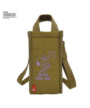 ROOTOTE 8606【スヌーピー:簡易保冷】IP.サーモキーパー.ボトル.ピーナッツ-9B