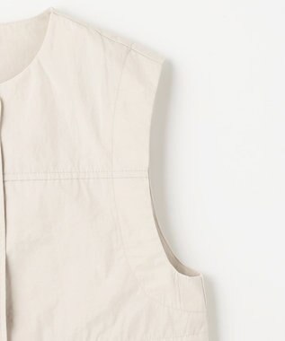 ANY L ミリタリーベスト アイボリー系