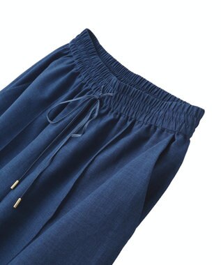 YECCA VECCA 【UVカット】サラサライージーワイドパンツ Blue