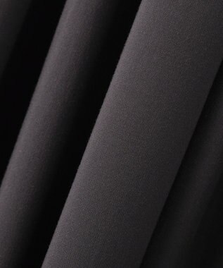 Green Parks スキッパーギャザーワンピース Charcoal Gray