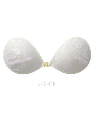 BRADELIS New York 【NuBra / ボリュームアップ】パテッドヌーブラ オレリー 蒸れにくい バックレス コレクション デザインヌーブラ 正規品 ホワイト