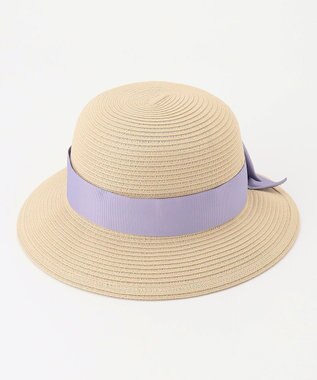 ANY KIDS 後ろ割れ リボン ブレード ハット ベージュ