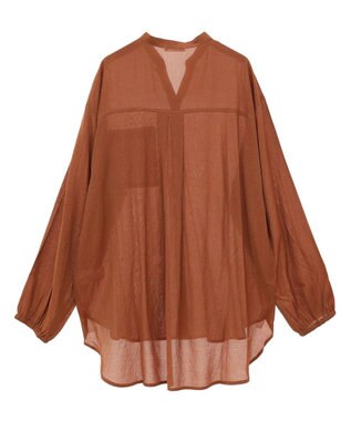 CRAFT STANDARD BOUTIQUE ヴィンテージボイルスキッパー長袖シャツ Camel