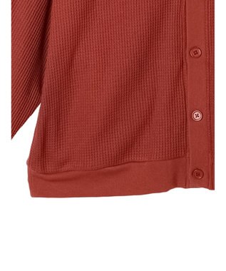 CRAFT STANDARD BOUTIQUE ワッフルカーディガン Brick Red