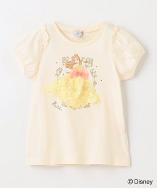 ANY KIDS 【ディズニープリンセス】アート Tシャツ クリーム<ベル>