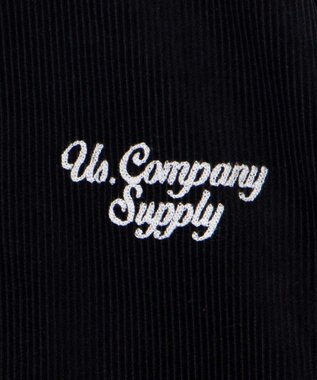 WEGO ヴィンテージコーデュロイスタジャン ブラック