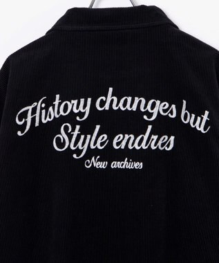 WEGO ヴィンテージコーデュロイスタジャン ブラック