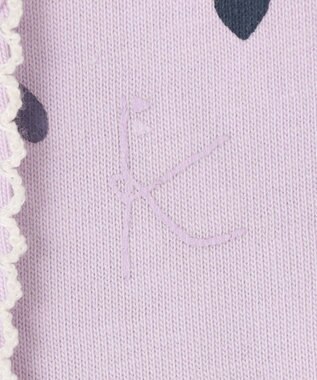 組曲 KIDS 【70㎝】LOVE Parent ロンパース ラベンダー系