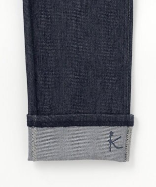 組曲 KIDS 【150-160㎝】ハートデニムニット パンツ ネイビー