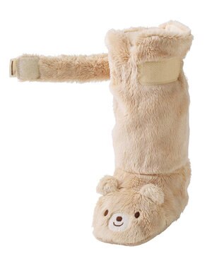 MIKI HOUSE HOT BISCUITS 【ミキハウス】【12cm】 マイクロファー ロングブーティ ベージュ