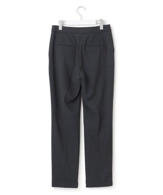 ICB L 【UVカット・洗える】ウール2WAYストレッチ スティックパンツ チャコール