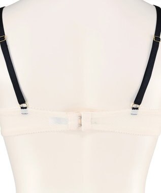 San-ai Resort（三愛水着楽園） 【northerly bra フィットシリーズ 谷間メイク】 Wストラップ ブラジャー＆ショーツSet B～Fカップ ホワイト