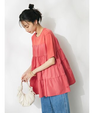 CRAFT STANDARD BOUTIQUE 異素材ティアードカットチュニック