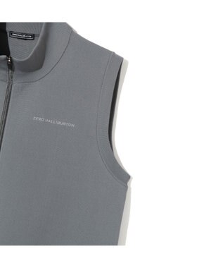 ZERO HALLIBURTON フルジップニットベスト ZHG-M6S3  85186 グレー