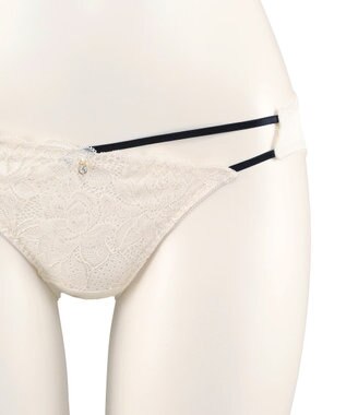 San-ai Resort（三愛水着楽園） 【northerly bra フィットシリーズ 谷間メイク】 Wストラップ ブラジャー＆ショーツSet B～Fカップ ホワイト