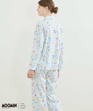 une nana cool 【ムーミン】【綿100%】 MOOMIN * une nana cool  開襟パジャマ TU