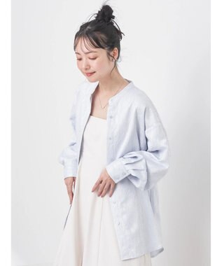 earth music&ecology フラワージャガードシャツ