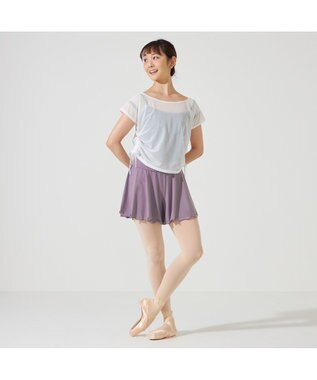 Chacott チュールトップ オフホワイト