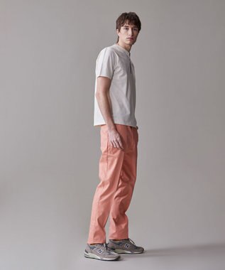 J.PRESS MEN シルケット天竺ヘンリーネック Tシャツ アイボリー系