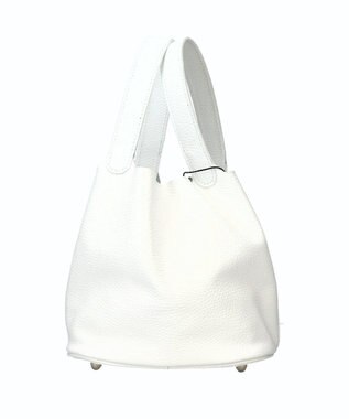 INTER-CHAUSSURES 【ANDREA CARDONE】レザーバケットバッグ ホワイト