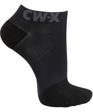 CW-X 【UNISEX】 CW-X ソックス 日常～軽スポーツ 足裏のアーチをサポート クッション性の高いパイル地を使用(つま先・かかと) 足首丈 抗菌防臭(つま先・かかと) ユニセックス HYR205 /ワコール ブラック