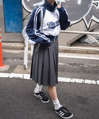 WEGO スタジアムロゴトラックジャケット ネイビー