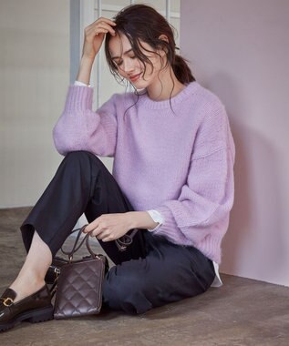 23区 【新色追加】キルティング スマホ ポシェット ブラウン系