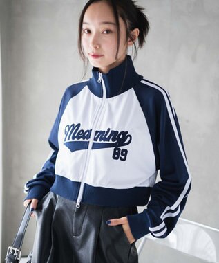 WEGO スタジアムロゴトラックジャケット ネイビー