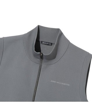 ZERO HALLIBURTON フルジップニットベスト ZHG-M6S3  85186 グレー
