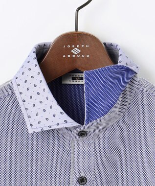 JOSEPH ABBOUD 【サスティナブル】オーガニックコットンダディ  ポロ ブルー系