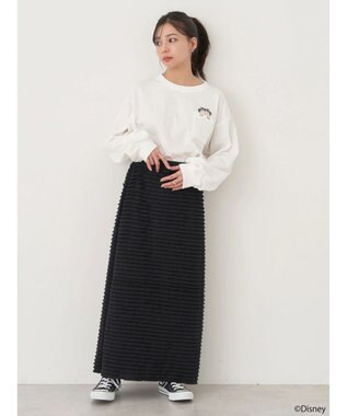 earth music&ecology Ｄｉｓｎｅｙ／覗きルシファーポケットロンＴ White