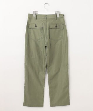 自由区 【XSサイズ~/洗える】GUNG HO（ガンホー） ベイカーパンツ カーキ系