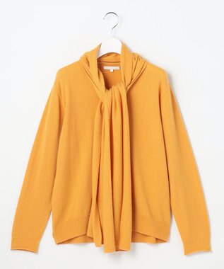 自由区 S 【SHIHOさん着用】ウールハイゲージVネック ニット イエロー