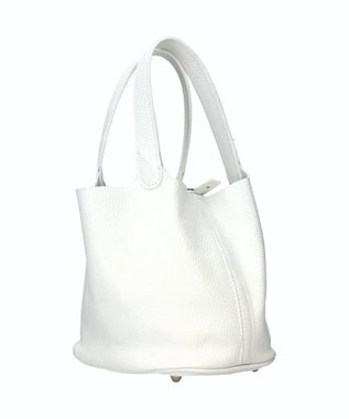 INTER-CHAUSSURES 【ANDREA CARDONE】レザーバケットバッグ ホワイト