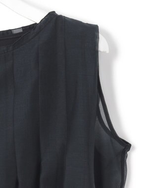 23区 【APPLAUDIR】グロッシーオーガンザ ドレス ネイビー系