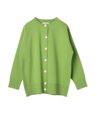Green Parks かるい クルーネックカーディガン Green