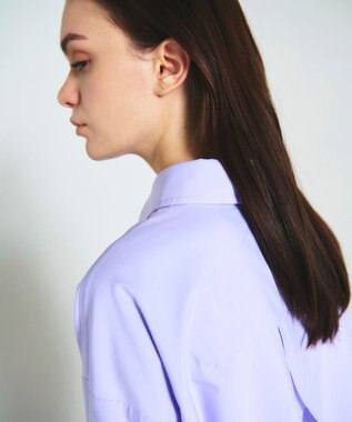 GRACE CONTINENTAL レイヤードドロストシャツ ラベンダー