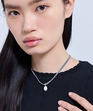  TIED WITH PEARL NECKLACE ネックレス