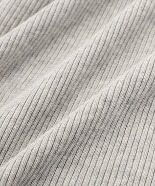 earth music&ecology サイドメローリブニットスカート Gray Mixture