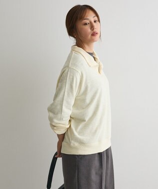 CRAFT STANDARD BOUTIQUE スタンドネックデザインプルオーバー Light Yellow