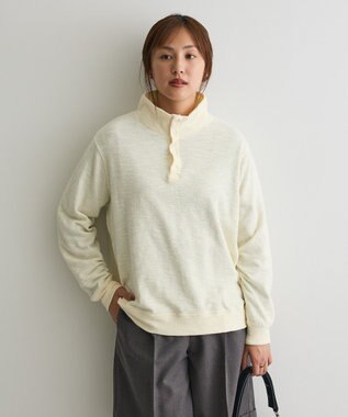CRAFT STANDARD BOUTIQUE スタンドネックデザインプルオーバー Light Yellow